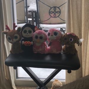 5 piece cute beanie boo set!